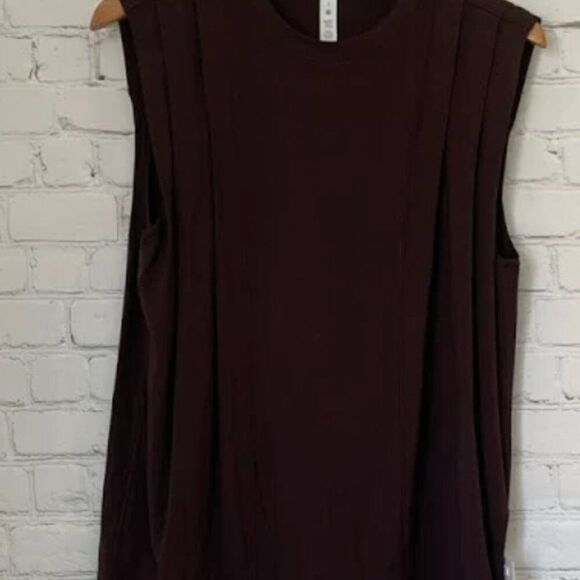 NWT LULULEMON Modal Pleated Shoulder Tank FLowy Silky Soft Comfy BLACK 2 4 NWT - Picture 1 of 7